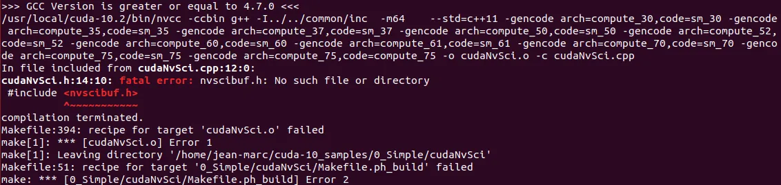 NvSCI build error
